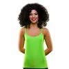 Wicked 80's Vest Top, Neon Green