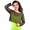 Wicked 80's Fishnet Top, Black