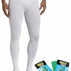 Bristol Male Tights, White