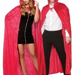 Wicked Cape, Red Velvet Hooded