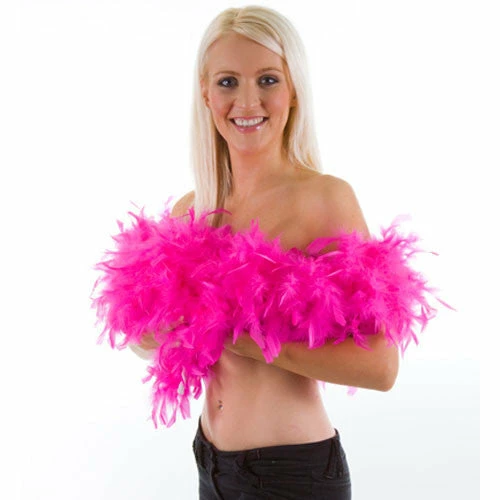 Wicked Boa, Feathered, Hot Pink