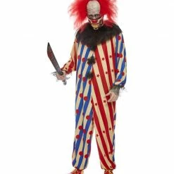 Smiffys Male Costumes Clown, Creepy