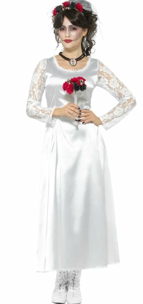 Smiffys Day Of The Dead Bride Female Costumes