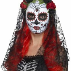 Smiffys Day-Dead, Señorita Mask Halloween Masks