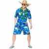 Wicked Male Costumes Hawaiian Party Guy, Blue Palm