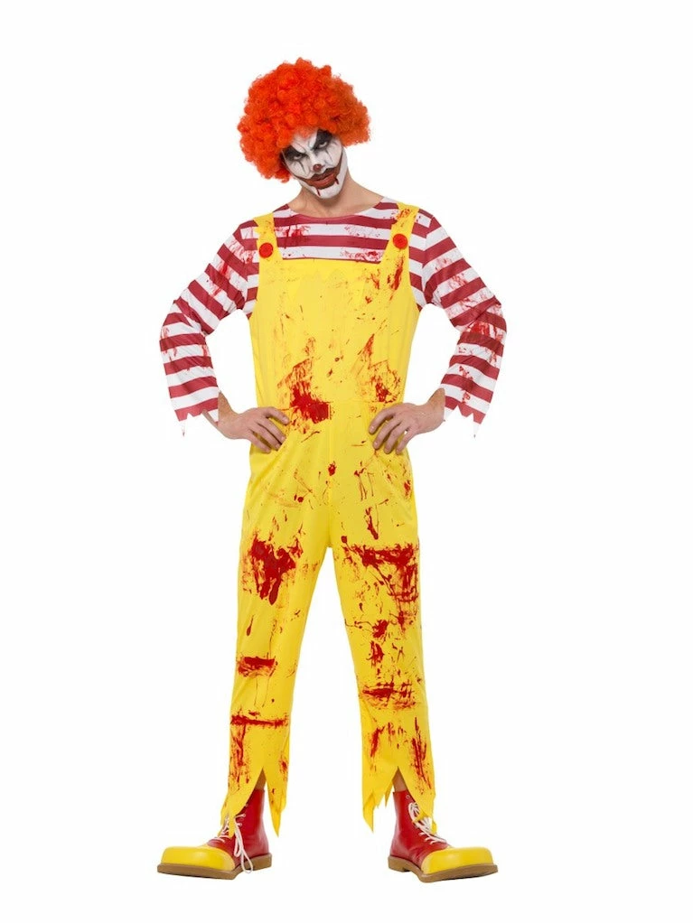 Smiffys Clown, Kreepy Killer Male Costumes
