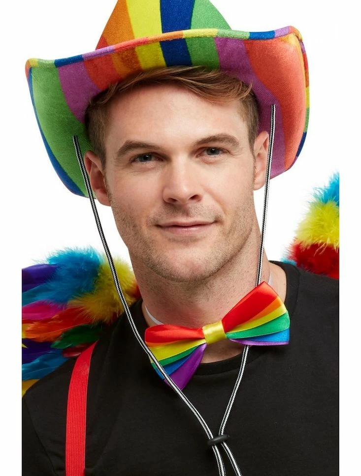 Smiffys Ties Rainbow, Bow Tie