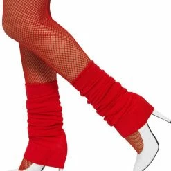 Smiffys Legwarmers, Red