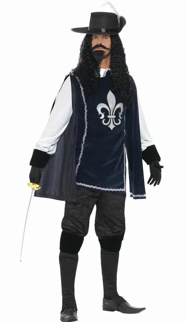 Smiffys Musketeer Costume Male Costumes