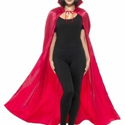 Smiffys Capes Cape, Red Devil Satin