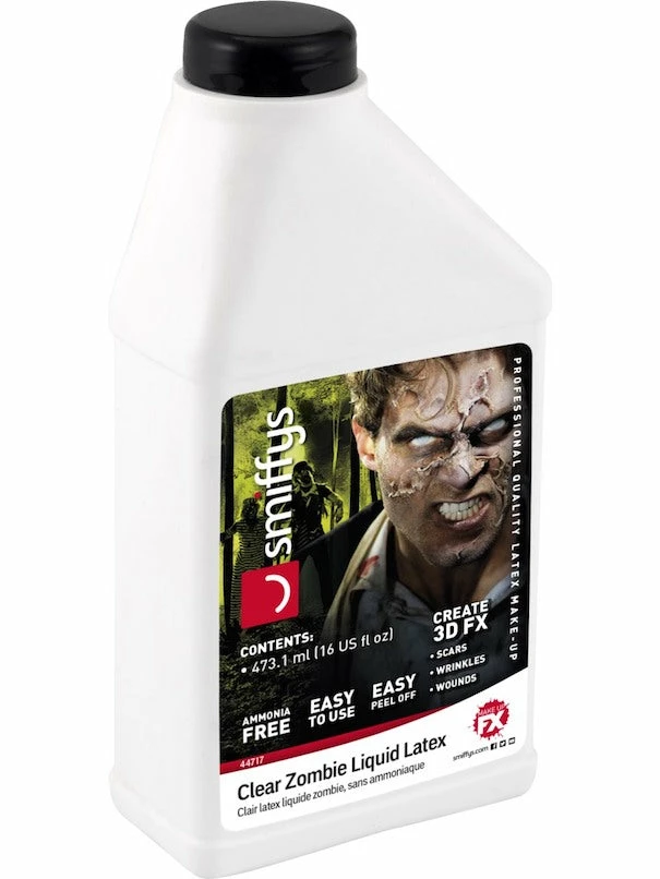 Smiffys Latex & Wax Latex, Ammonia Free, Clear 16oz