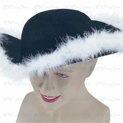 Bristol Tricorn Hat With Fur Pirate