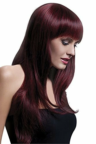 Smiffys Womens Fever Sienna, Black Cherry