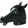 Vendor-unknown Animal Masks Full Overhead Horse, Black Beauty Mask