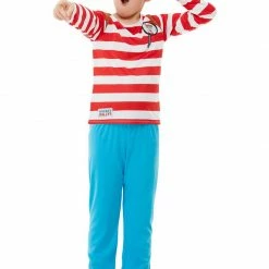 Smiffys Where's Wally? Deluxe Kids Costumes All
