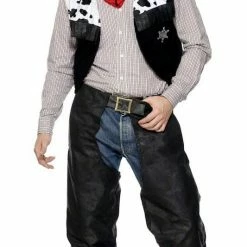 Smiffys Leather Cowboy Male Costumes
