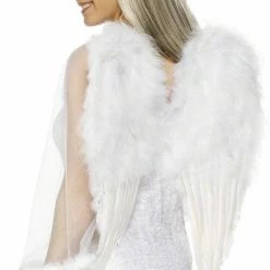 Smiffys Angel Wings Feathered, Lg. Fairies & Angels