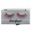 Star Gazer Eyelashes, Red & Silver Hologram