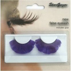 Star Gazer Eyelashes Feather, Purple