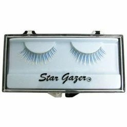 Star Gazer Eyelashes, UV Blue & White