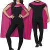 Smiffys Superhero Cape, Pink