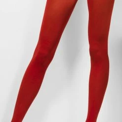 Smiffys Opaque Tights Red