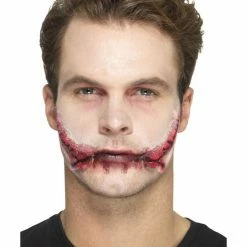 Smiffys Prosthetics & Wounds Latex, Stitched Smile