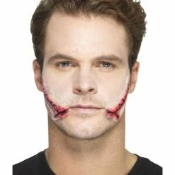 Smiffys Prosthetics & Wounds Latex, Stitched Smile