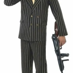 Smiffys Gangster, Gold Pinstripe