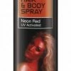 Smiffys Hair And Body Spray, Red UV Hair Colour