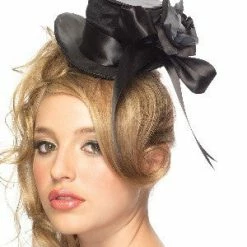 Leg Avenue Leg Ave, Satin Top Hat, Black