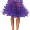 Leg Avenue Knee Length Petticoat, Purple Tu Tu's