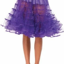 Leg Avenue Knee Length Petticoat, Purple Tu Tu's