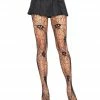 Leg Avenue Plus Size Skull Pantyhose Hoisery