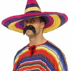 Smiffys Mexican & Spanish Sombrero, Multicoloured