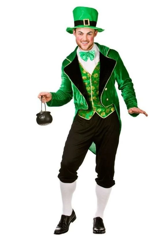 Wicked Male Costumes Leprechaun, Deluxe