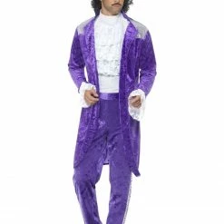 Smiffys 80's Purple Musician Male Costumes