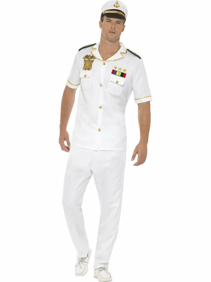 Smiffys Captain Costume Male Costumes