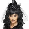 Smiffys Witch Hat, Mini Halloween Hats