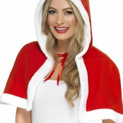 Smiffys Miss Santa Cape Christmas Hats