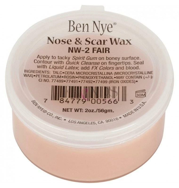 Latex & Wax Ben Nye, Nose-Scar Wax, Fair, 2oz