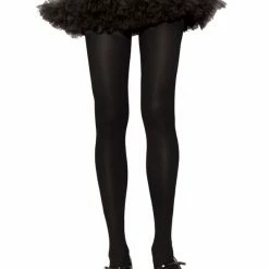 Leg Avenue Halloween Hosiery Nylon Tights, Black
