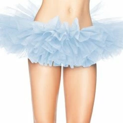Leg Avenue Organza Deluxe Tutu, Light Blue Petticoats & TuTu's