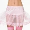 Leg Avenue Teardrop Lace Petticoat Pink