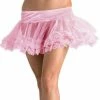 Leg Avenue Lace Trimmed Petticoat Pink