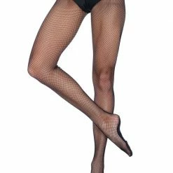Leg Avenue Pro Dance Tights, Fishnet, Black Halloween Hosiery