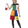 Smiffys Female Costumes Rubik's Cube