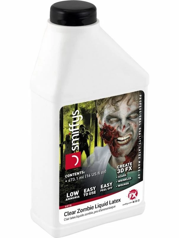Smiffys Latex & Wax Latex, Low Ammonia, Clear 16oz
