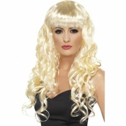 Smiffys Siren Wig, Blonde Womens
