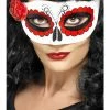 Smiffys Halloween Masks Day-Dead, Mexican Mask